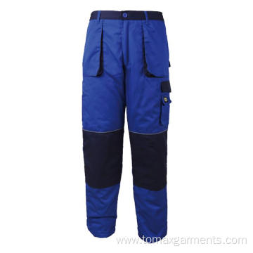 Winter Blue Men Pants